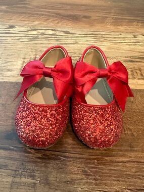 Toddler Girls Mary Jane Ballerina Flat Shoes - size 5